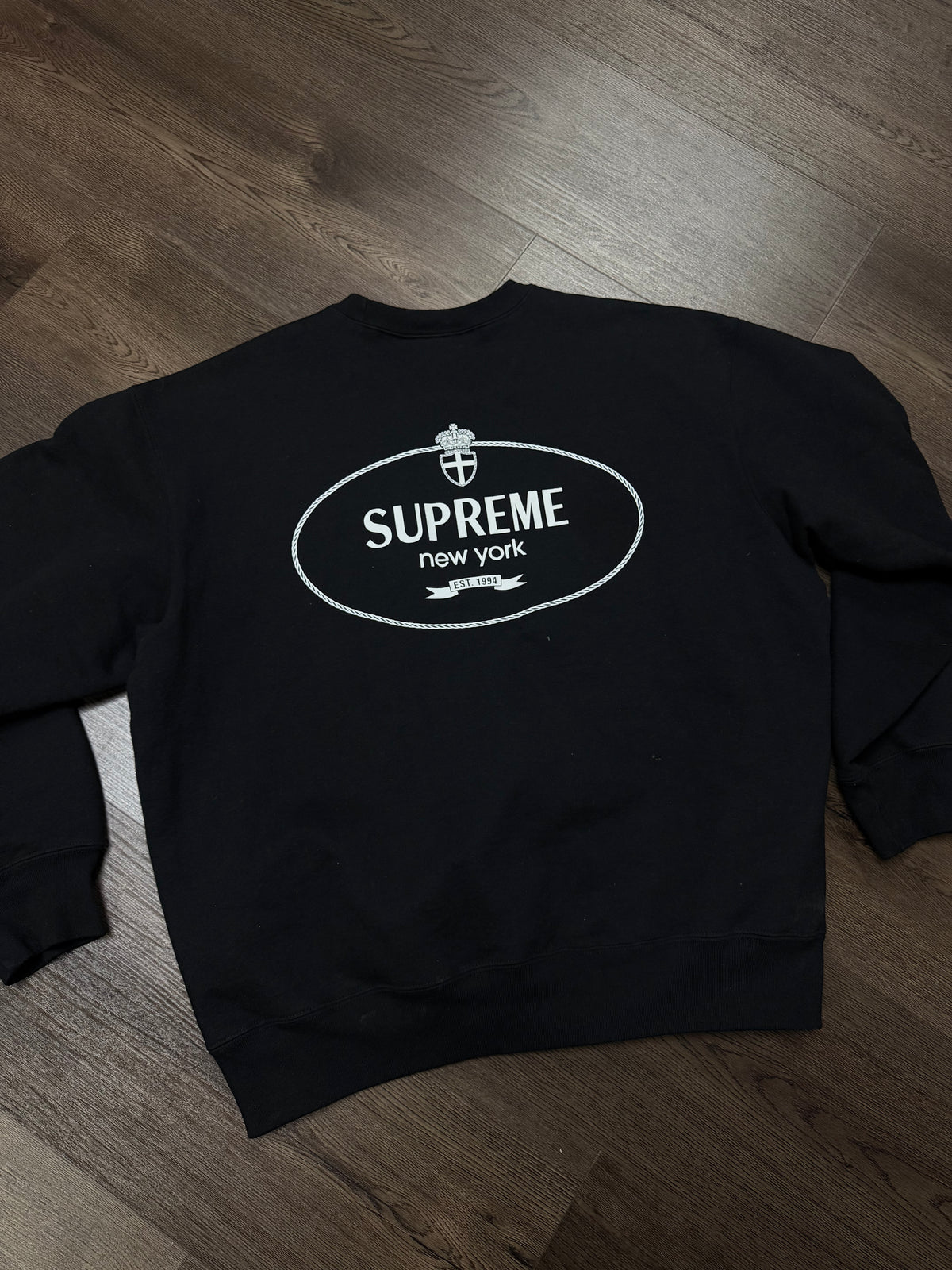 Supreme New York Black Crewneck
